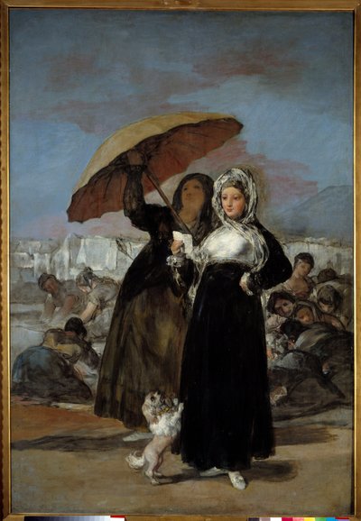 La carta o los jóvenes (1814) de Francisco de Goya