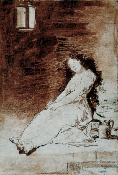 Los Caprichos: "Porque era susceptible" de Francisco de Goya