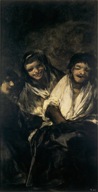 Hombre burlado por dos mujeres o La ministración de Francisco de Goya
