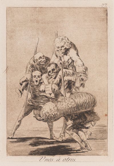 Falsa corrida de toros, finales del siglo XVIII-principios del XIX de Francisco de Goya