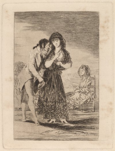 Ni así la distingue de Francisco de Goya