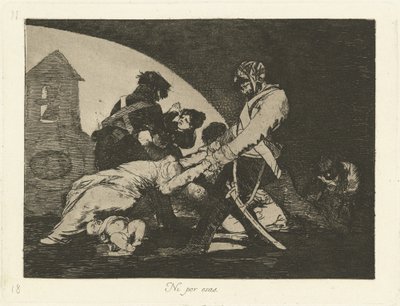 Ni por Esas de Francisco de Goya