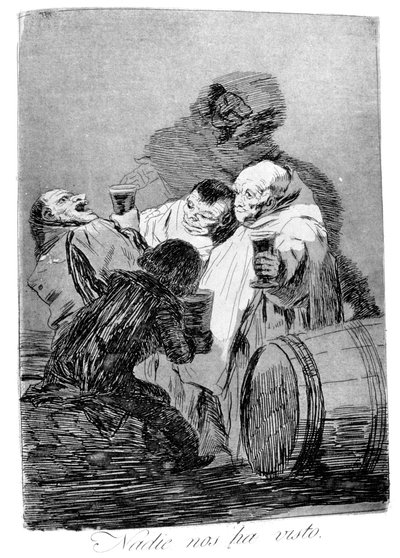 Nadie nos ha visto, 1799 de Francisco de Goya