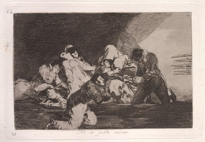 No se puede mirar de Francisco de Goya