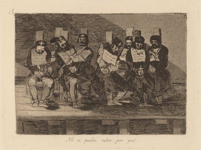 No se puede saber por qué de Francisco de Goya