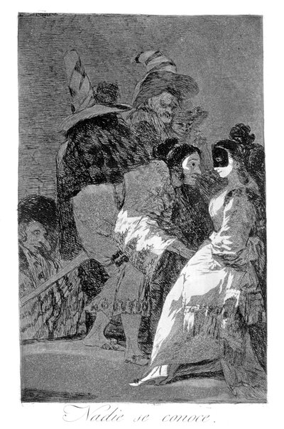 Nadie se conoce a sí mismo, 1799 de Francisco de Goya