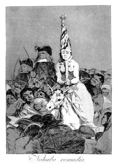 Nada se pudo hacer al respecto, 1799 de Francisco de Goya