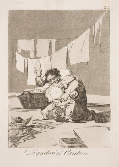 Cuando se ha roto la jarra de Francisco de Goya