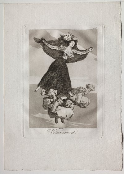 Ochenta Caprichos: Volaverunt, 1793-1798 de Francisco de Goya
