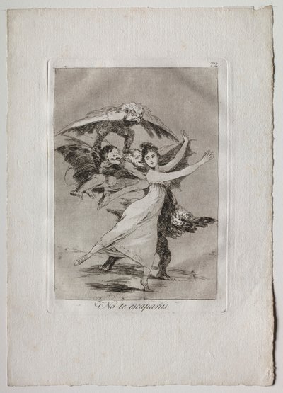 Ochenta Caprichos: No Escaparás de Francisco de Goya