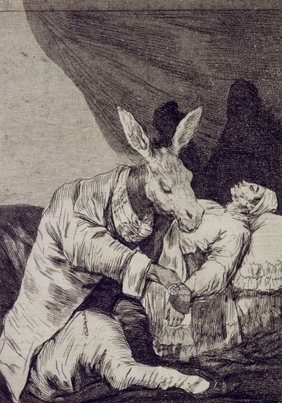 De qué mal morirá Capricho No 40 de Francisco de Goya