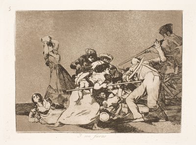 Y son como furias (5) de Francisco de Goya