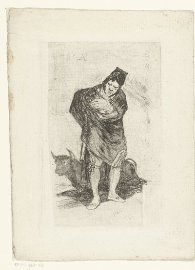 Viejo torero
El embozado de Francisco de Goya