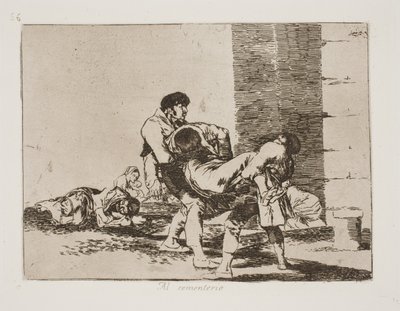 Camino al cementerio (56) de Francisco de Goya