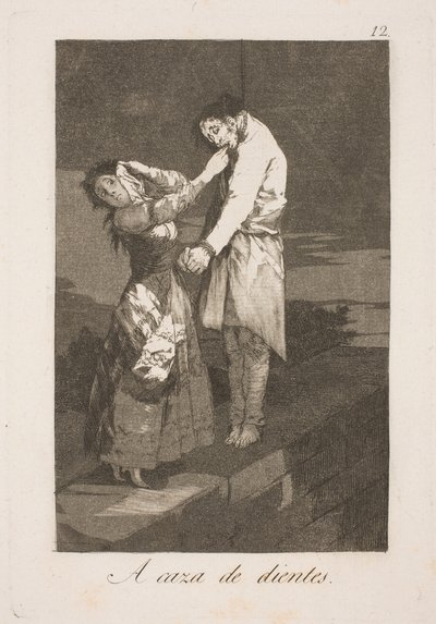 En busca de dientes de Francisco de Goya