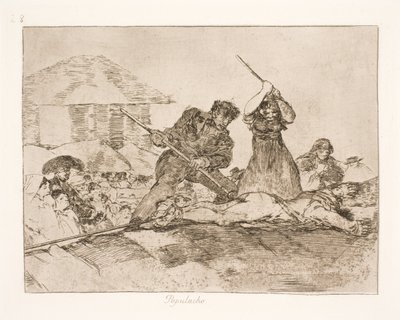 Multitud (28) de Francisco de Goya