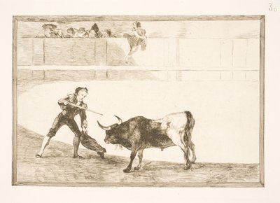 Pedro Romero mata al toro cojo de Francisco de Goya
