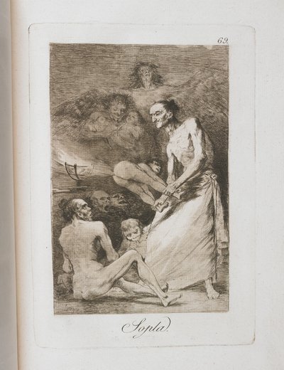 Placa de Los Caprichos, 1797-1798 de Francisco de Goya