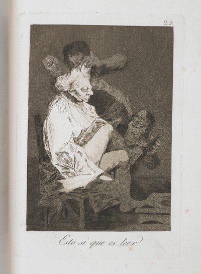 Placa de Los Caprichos, 1797-1798 de Francisco de Goya