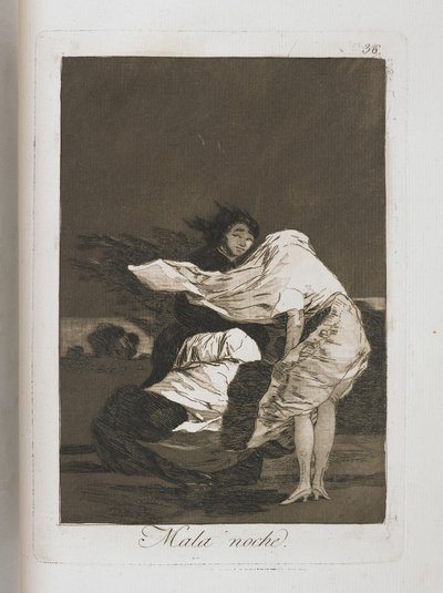 Placa de Los Caprichos, 1797-1798 de Francisco de Goya