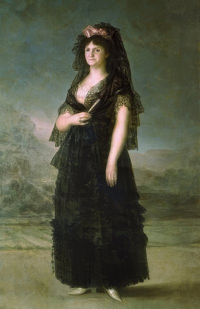 Retrato de María Lusia con mantilla de Francisco de Goya