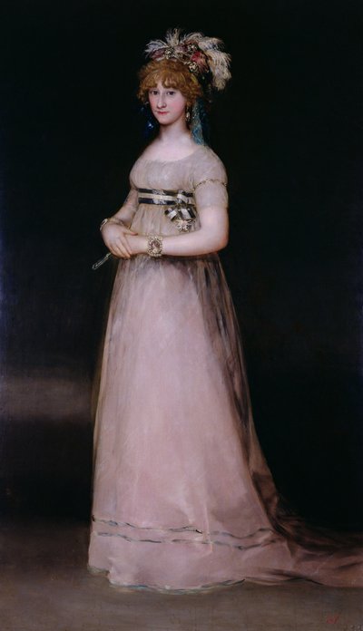 Retrato de María Teresa de Borbón y Vallabriga, la Condesa de Chinchón, c.1801 de Francisco de Goya