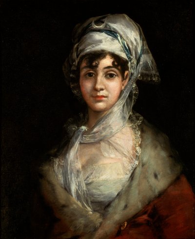 Retrato de la actriz Antonia Zárate, c. 1810 de Francisco de Goya