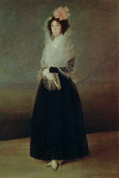 Retrato de la condesa de Carpio (1757-95) Marquesa de la Solana, c.1793 de Francisco de Goya