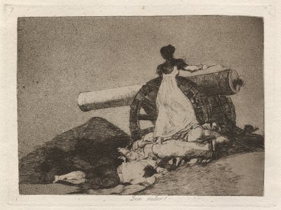 ¡Qué valor! de Francisco de Goya