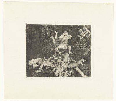 Ravages van de oorlog Estragos de la guerra (title on object) De gruwelen van de oorlog (series title) Los Desastres de la Guerra (series title) de Francisco de Goya