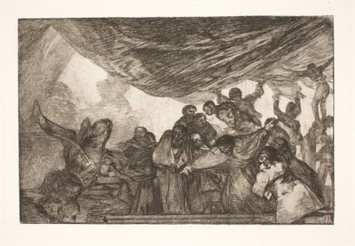 Pura locura (Sin apelar ni a Dios ni al Diablo) de Francisco de Goya