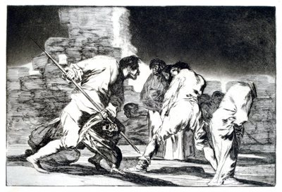 Enigma de la Furia, 1819-1823 de Francisco de Goya