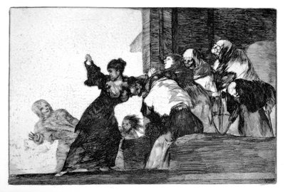 Enigma de los pobres, 1819-1823 de Francisco de Goya