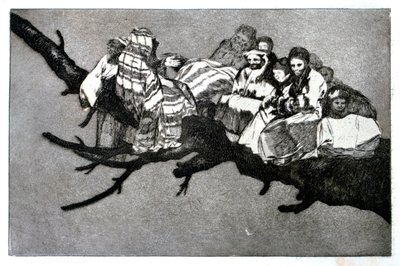 Sueño ridículo, 1819-1823 de Francisco de Goya