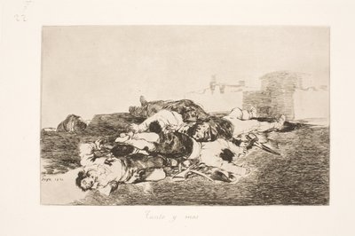 Tantos - y más (22) de Francisco de Goya