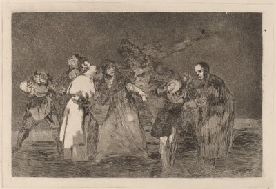 Sanan cuchilladas mas no malas palabras de Francisco de Goya