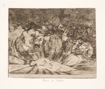 La verdad está muerta (79) de Francisco de Goya
