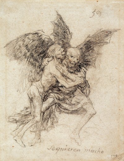 Se quieren mucho de Francisco de Goya