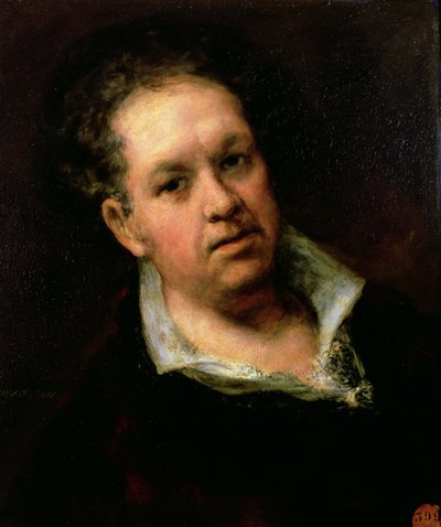 Autorretrato, 1815 de Francisco de Goya