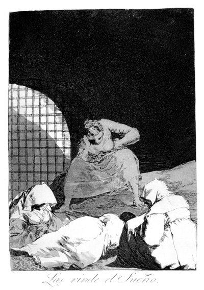 El sueño los vence, 1799 de Francisco de Goya