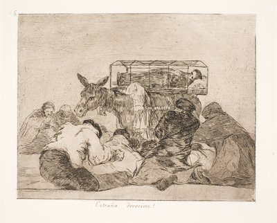Devoción extraña (66) de Francisco de Goya