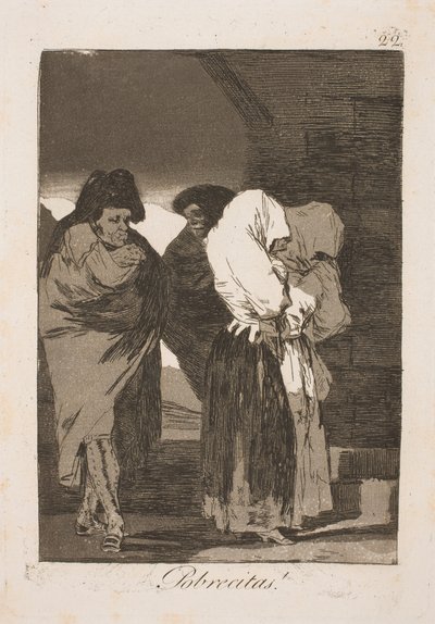 Pobres chicas de Francisco de Goya