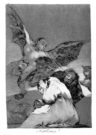 Trágatelo, perro, 1799 de Francisco de Goya