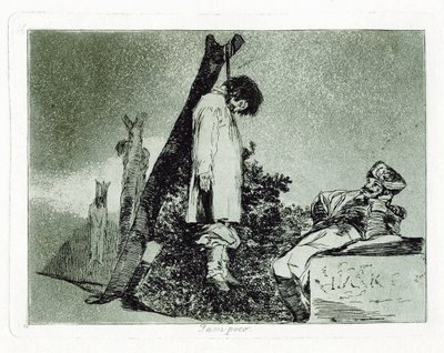Tampoco esto. Placa 36 de Los desastres de la guerra, 1810-1820 de Francisco de Goya