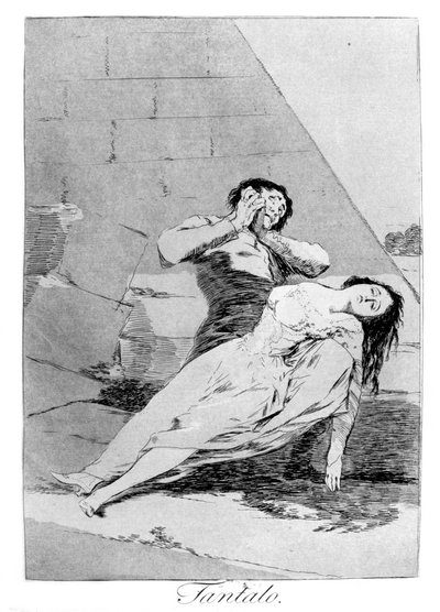 Tántalo, 1799 de Francisco de Goya