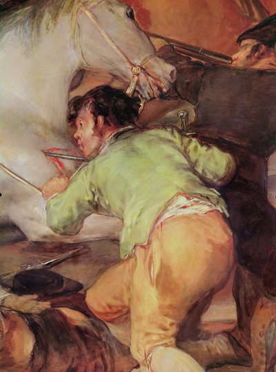 El 2 de mayo de 1808, Madrid o La batalla de los mamelucos (detalle) de Francisco de Goya