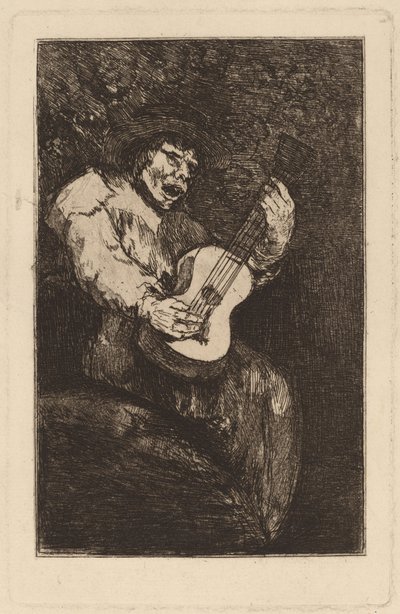 El cantante ciego de Francisco de Goya