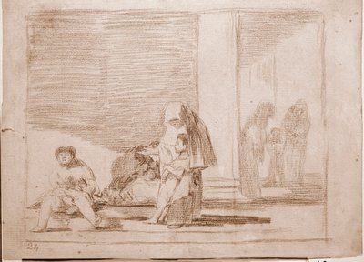 Los desastres de la guerra: Sanos y enfermos de Francisco de Goya