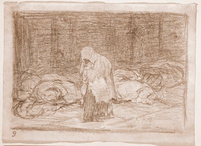 Los desastres de la guerra: Camas mortuorias de Francisco de Goya