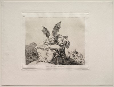 Los horrores de la guerra: Contra el bien común de Francisco de Goya